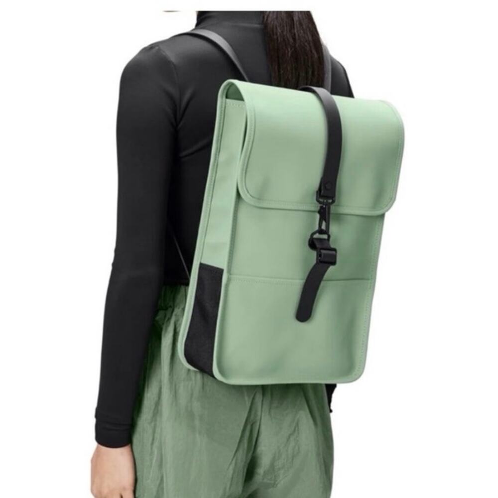 Rains Backpack Mini W3 Haze Waterproof  Minimalist Scandinavian Bag NWT - Picture 10 of 10